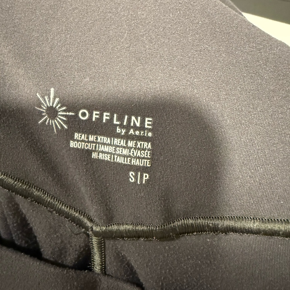 OFFLINE by Aerie real me bootcut Leggings gray